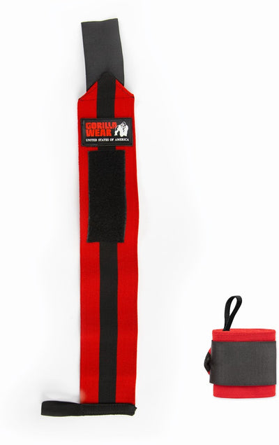 Wrist Wraps ULTRA Black/Red | Gorilla Wear®