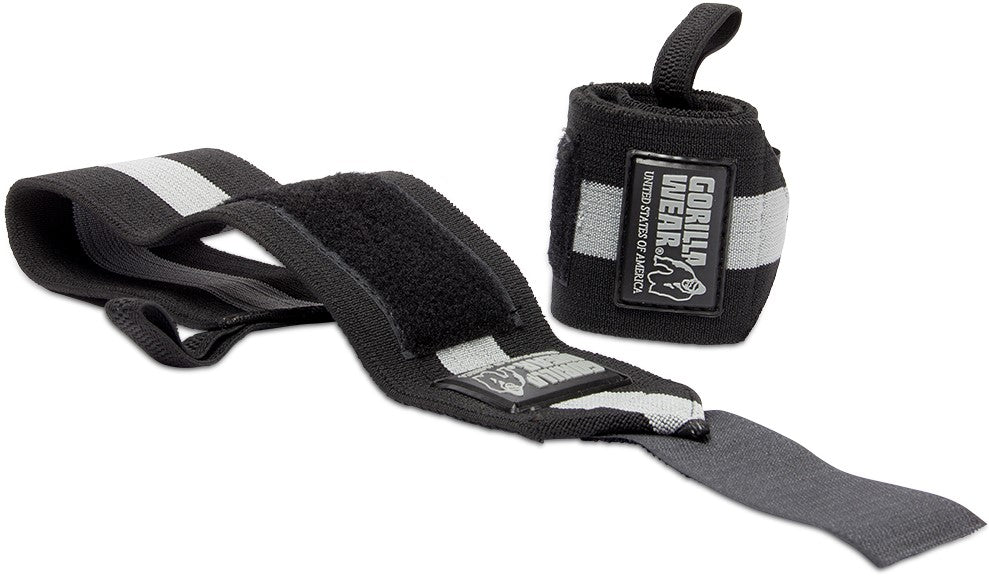 Handgelenkbandagen ULTRA Schwarz/Grau | Gorilla Wear®