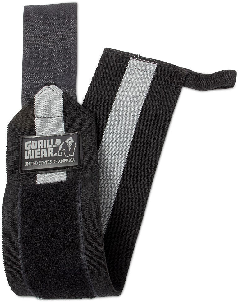 Handgelenkbandagen ULTRA Schwarz/Grau | Gorilla Wear®