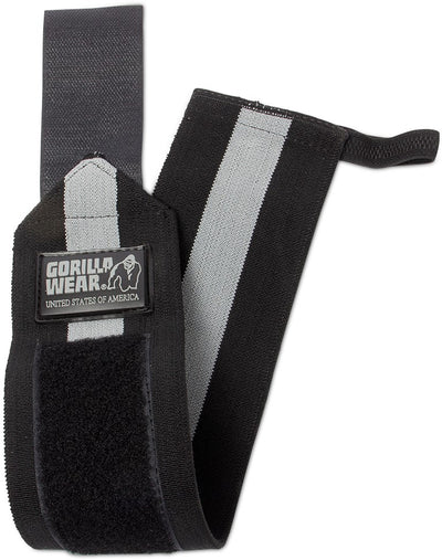 Wrist Wraps ULTRA Black/Gray | Gorilla Wear®