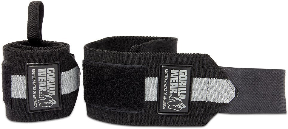 Handgelenkbandagen ULTRA Schwarz/Grau | Gorilla Wear®