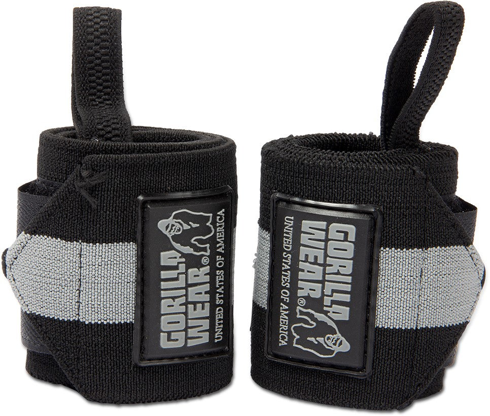 Handgelenkbandagen ULTRA Schwarz/Grau | Gorilla Wear®