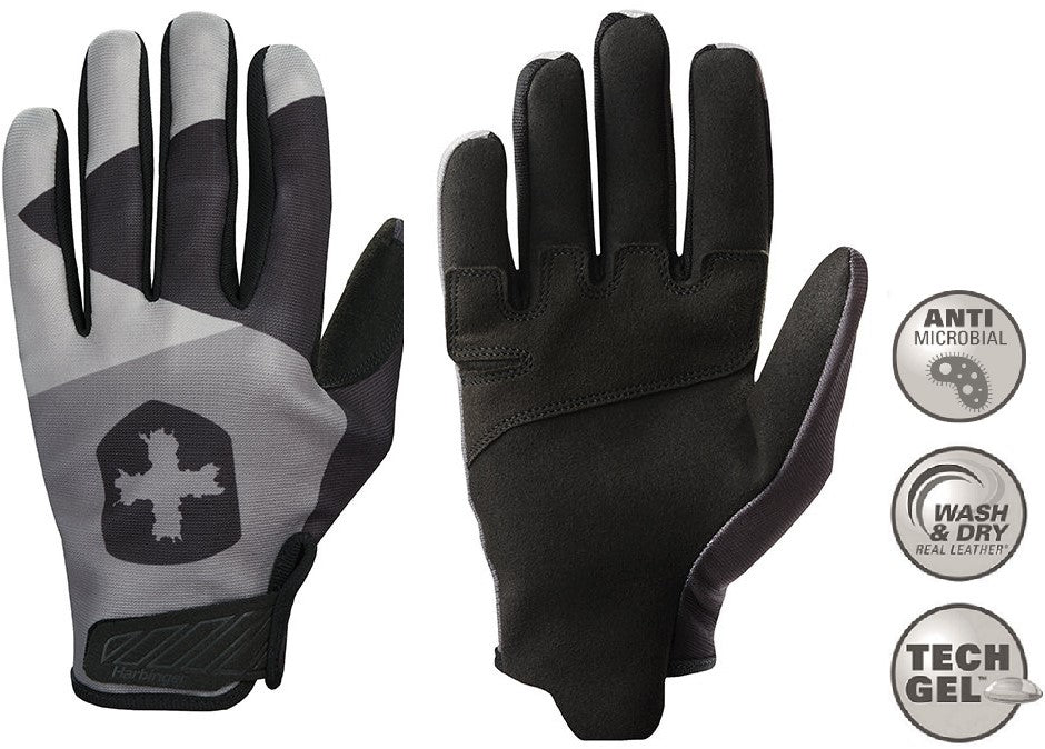 Gants de fitness Shield Protect pour homme – Noir/Gris | Harbinger®