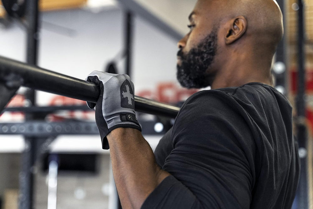 Gants de fitness Shield Protect pour homme – Noir/Gris | Harbinger®