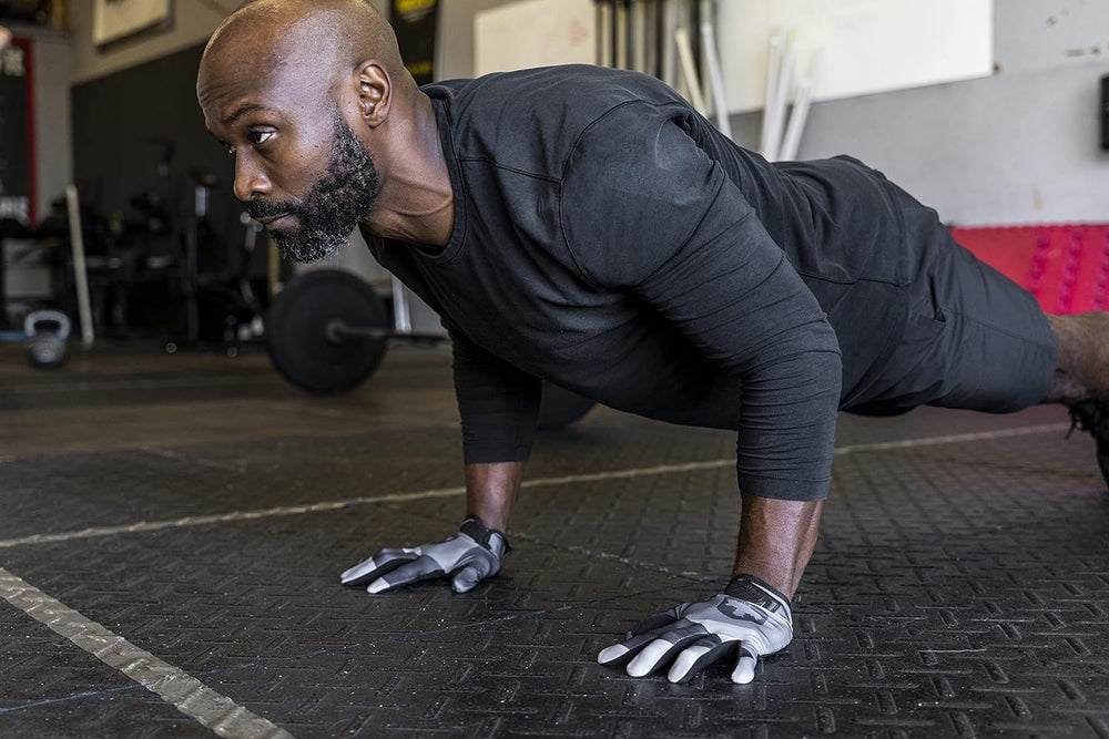 Gants de fitness Shield Protect pour homme – Noir/Gris | Harbinger®