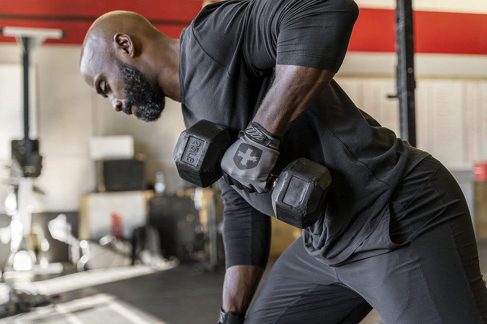 Gants de fitness Shield Protect pour homme – Noir/Gris | Harbinger®