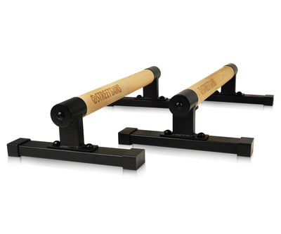 Parallettes en bois - Basses | StreetGains®