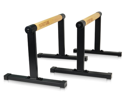 Houten Parallettes - Medium | StreetGains®