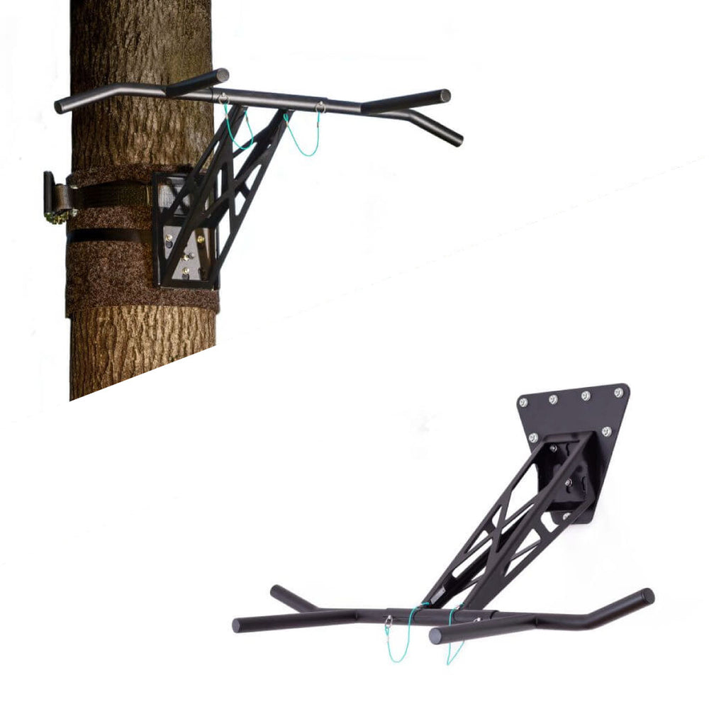 Tragbare Klimmzugstange und Dip-Bar – Montage an Innen- und Außenwänden oder Bäumen | Pullup & Dip®