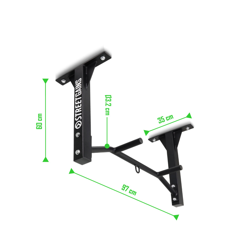 Compact Grip Pull Up Bar System – Deckenmontage | StreetGains®