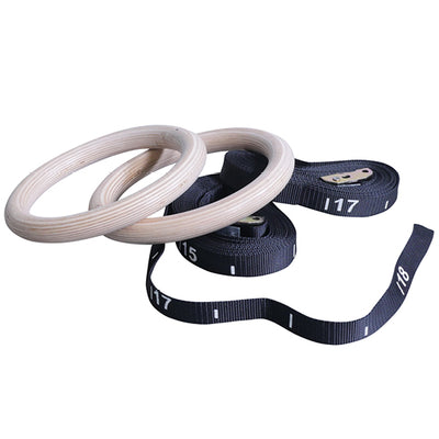 Anneaux de gymnastique en bois | Lifemaxx®