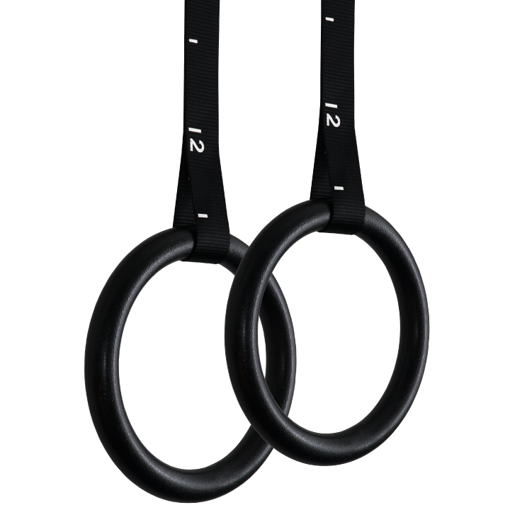 ABS Gym Rings – Includes Adjustable Straps and Carrying Bag | StreetGains®