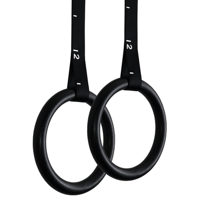 ABS Gym Rings – Includes Adjustable Straps and Carrying Bag | StreetGains®