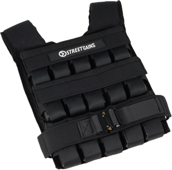Gewichtsvest 30KG Zwart – Inclusief Gewichten | StreetGains®