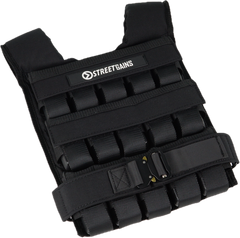 Gilet lesté 30 kg noir – Poids inclus | StreetGains®