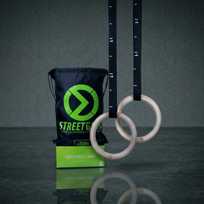 Houten Ringen + Bevestigingsset